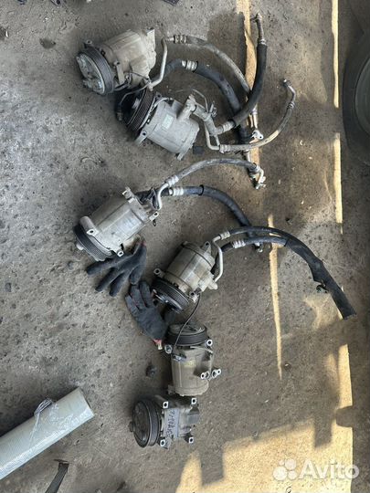 Компрессор кондиционера halla priora