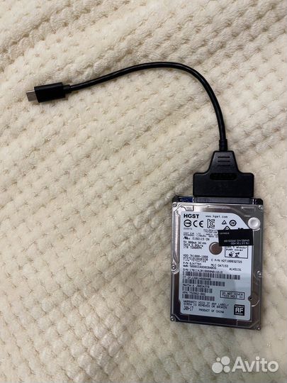 Внешний жесткий диск hgst 1 тб