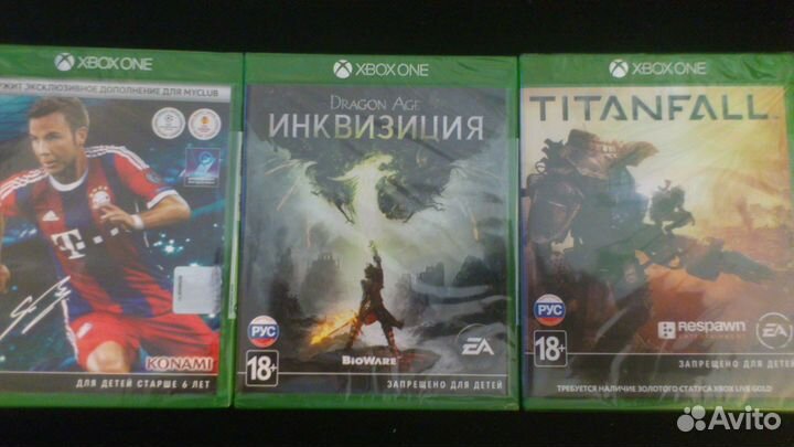 Диски игры xbox ONE новые