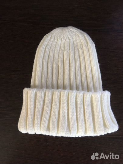 Женская стильная вязаная шапка - бони