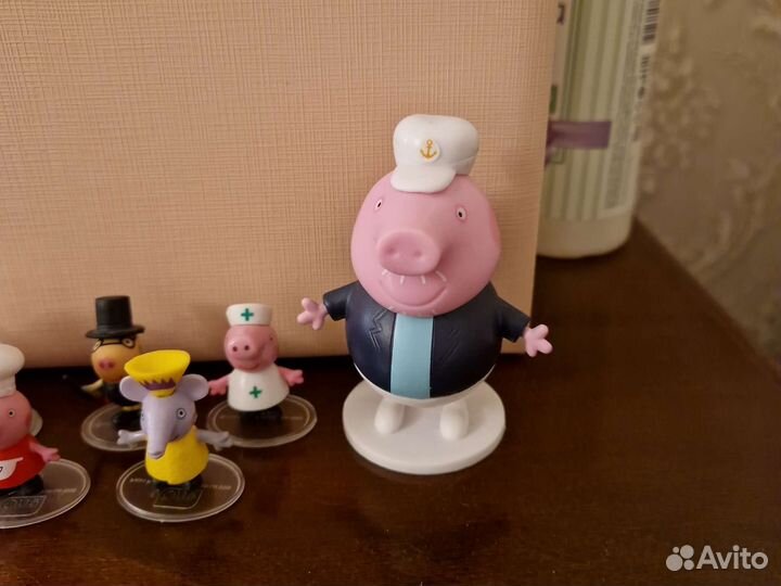 Свинка пеппа чупа чупс киндер коллекция peppa pig