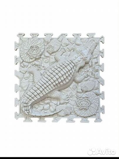 Ортопедический коврик крокодил пазл ортоша