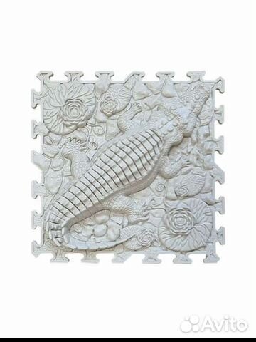 Ортопедический коврик крокодил пазл ортоша