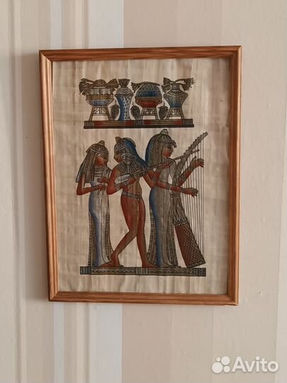 Картина на папирусе,Египет