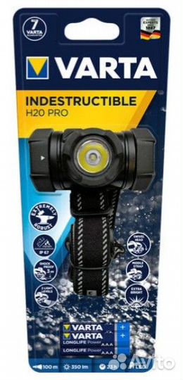 Varta indestructible H20 PRO Фонарь налобный
