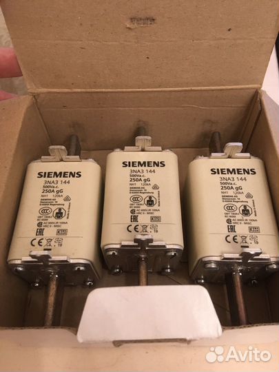 Вставка плавкая (предохранитель) siemens 3NA3 144