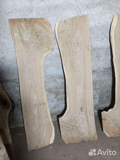 Слэб дуба сырой