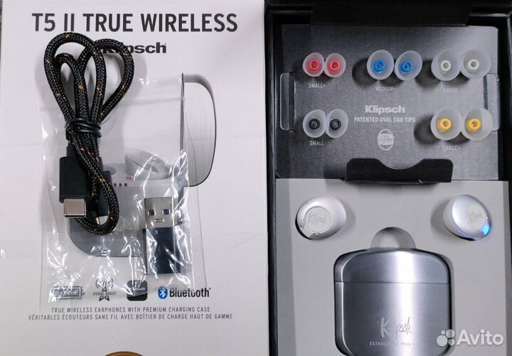 Наушники Klipsch T5 II TW Silver (арт. 297985)