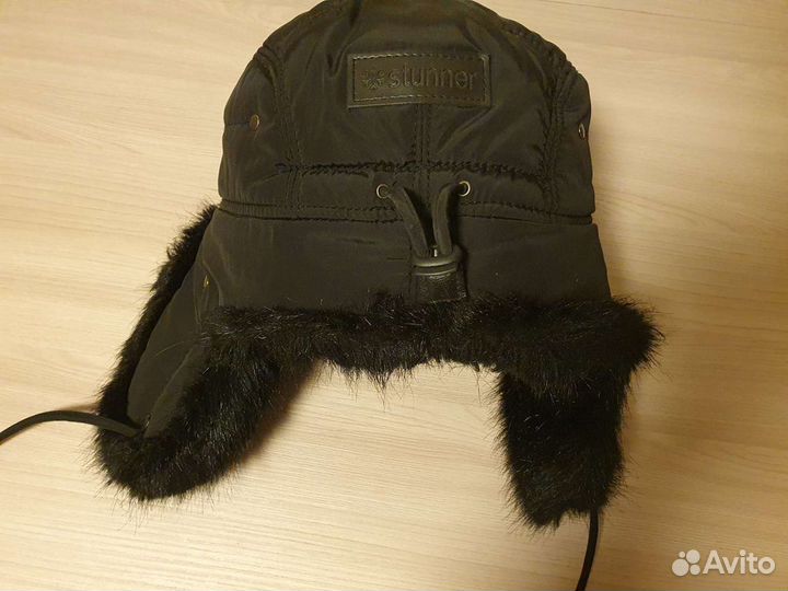 Мужская зимняя шапка ушанка 54