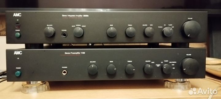 Предусилитель AMC 1100 USA и усилитель AMC 3025а