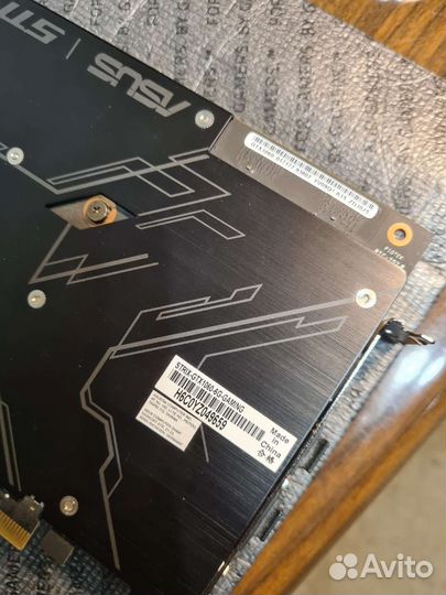 Видеокарта gtx 1060 6gb asus strix