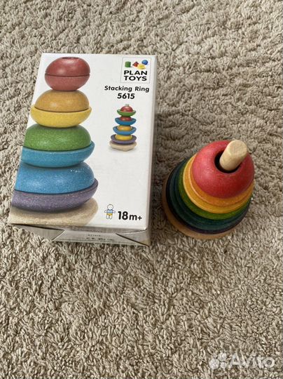 Развивающая пирамида plan toys