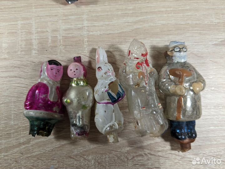 Елочные игрушки СССР в реставрацию лоты