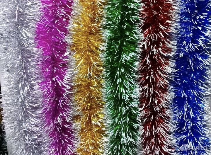 Новогодняя мишура 1,8м