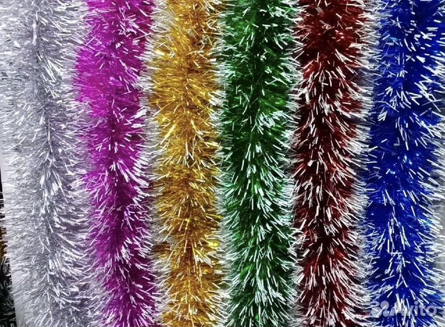 Новогодняя мишура 1,8м