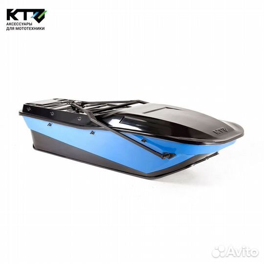 Сани волокуши ктз Актив с жесткой крышкой