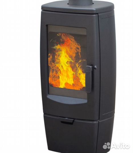 Печь gala, черная (plamen)
