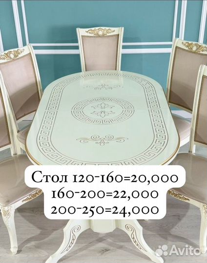Обеденная группа стол стулья