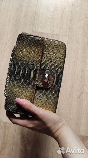 Сумка из кожи питона