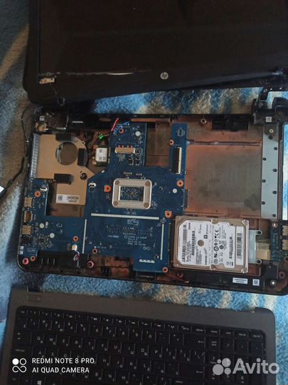 HP ноутбук, разбор