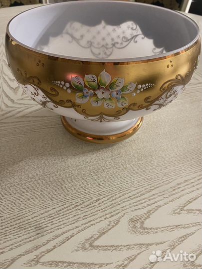 Ваза для фруктов богемия