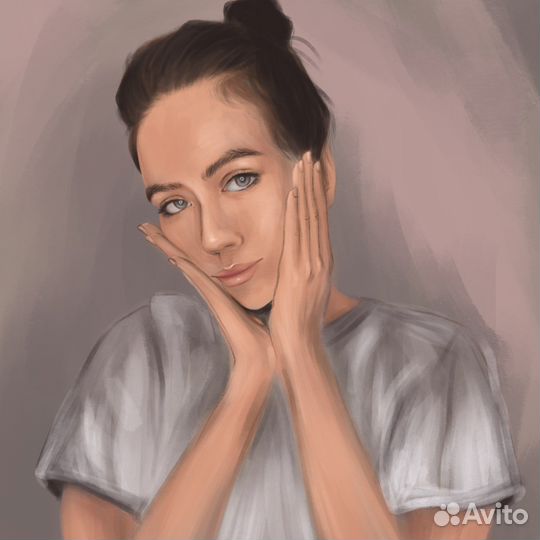 Цифровой художник, портреты на iPad