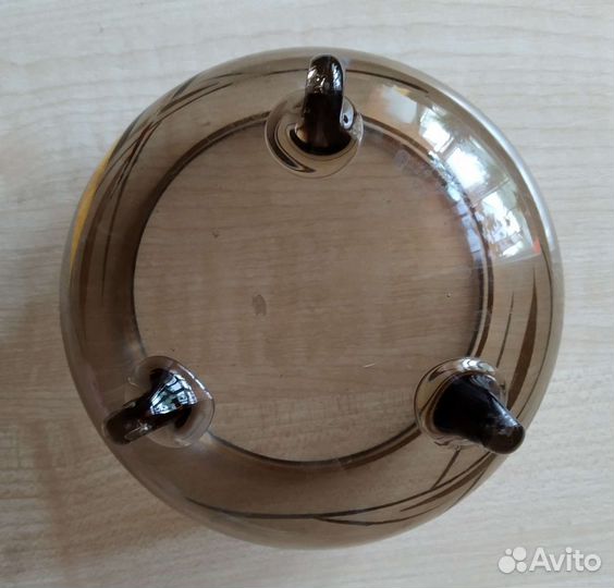 Конфетница. Чешские стекло