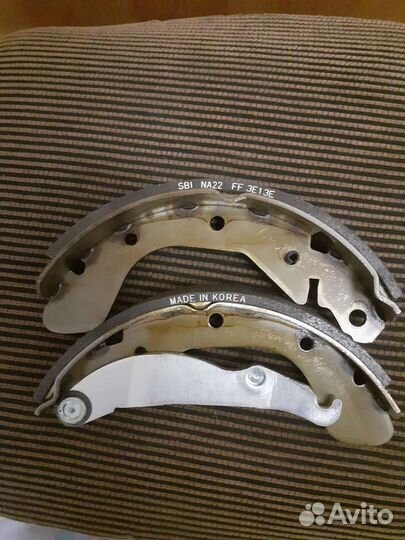 Тормозные колодки задние на Ланос, 1 пара