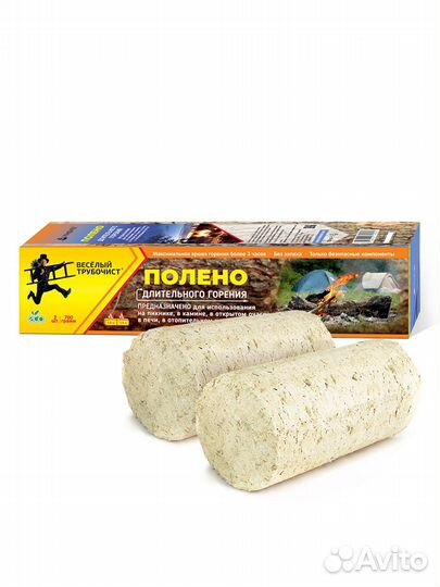 Полено длительного горения 700гр