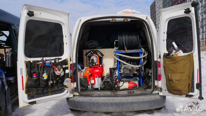 Прочистка канализации, устранение засора Развилка