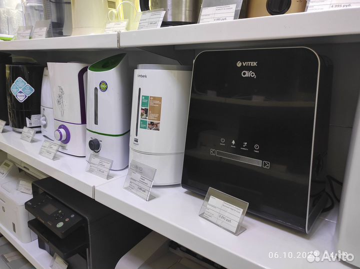 Увлажнители воздуха с гарнтией 1 год