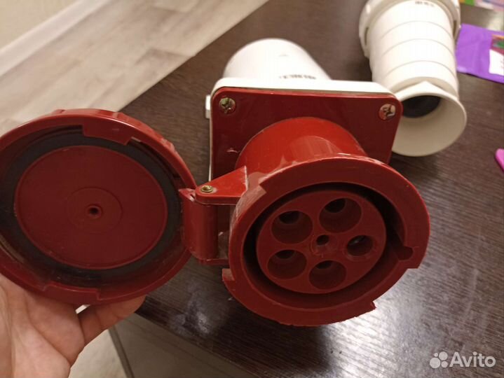 Розетка вилка силовые 380в