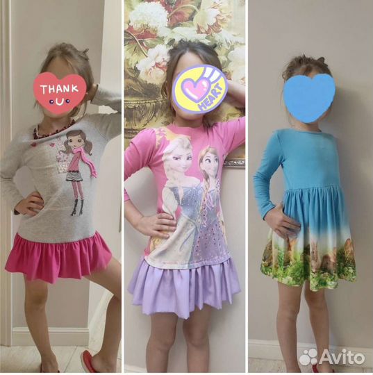Платья пакетом на девочку