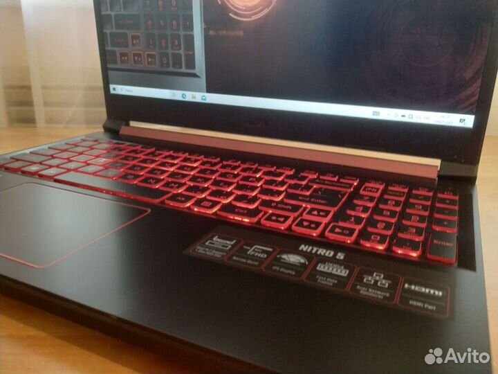 Мощный игровой ноутбук Acer nitro i7/GTX1650