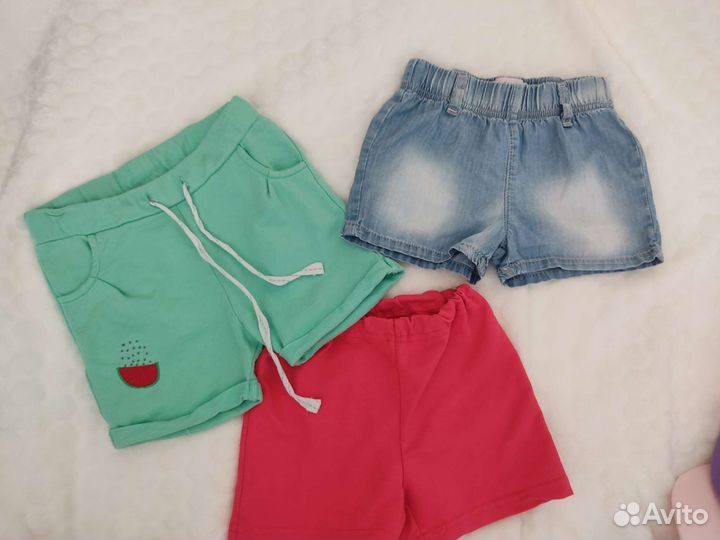 Шорты для девочки 86 92
