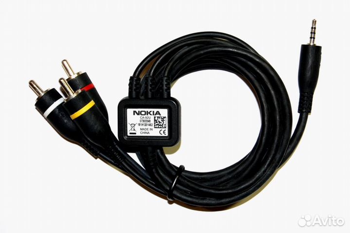 Мультимедийный AV кабель Nokia CA-92U Оригинал