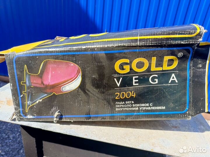 Боковое зеркало Gold Vega левое ваз 2110 хром