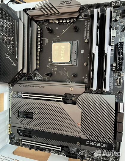 MSI MPG X570S Carbon MAX WiFi AM4 гарантия чек