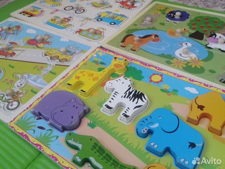 Пазл деревянный Рамка вкладыш