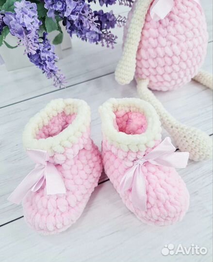 Пинетки новые подарок для новорожденных