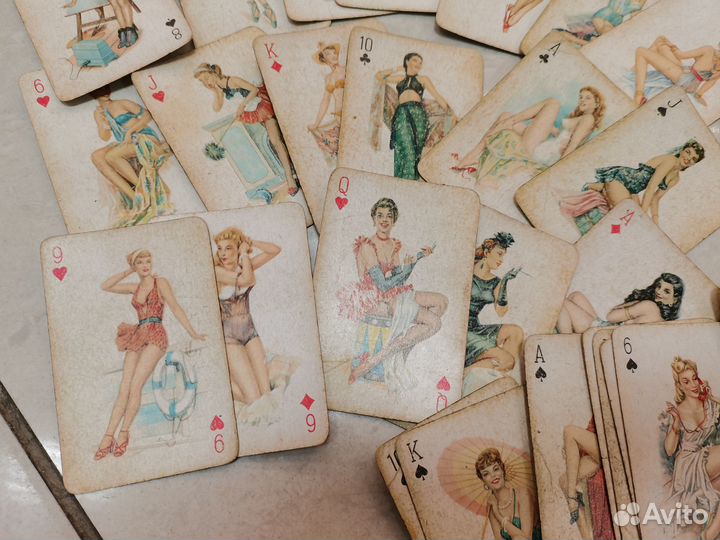 Карты игральные 19 век оригинал эротика ню
