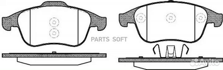 Remsa 135010 1350 10 GDB1788 410600032R колодки ди