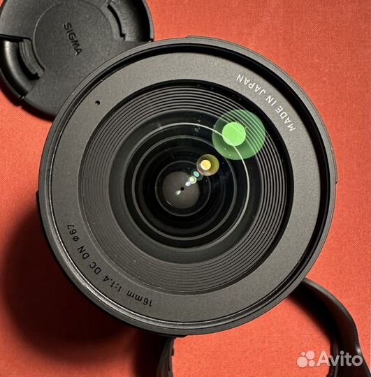 Объектив Sigma 16mm f/1.4 DC DN Sony E