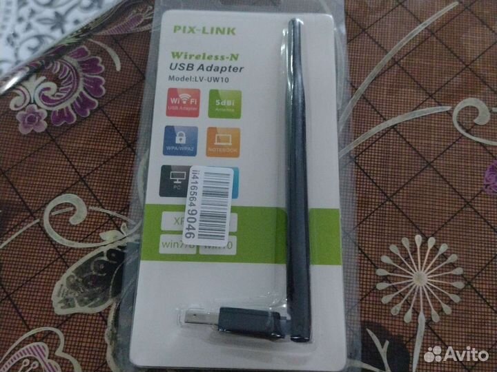 Wifi адаптер для пк,ноутбука с USB