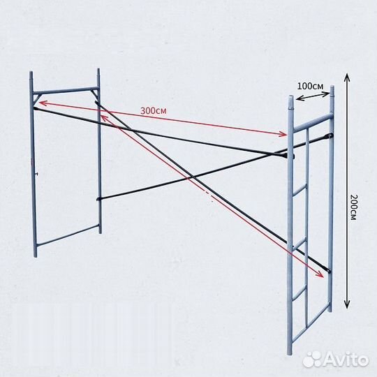 Леса строительные прокат