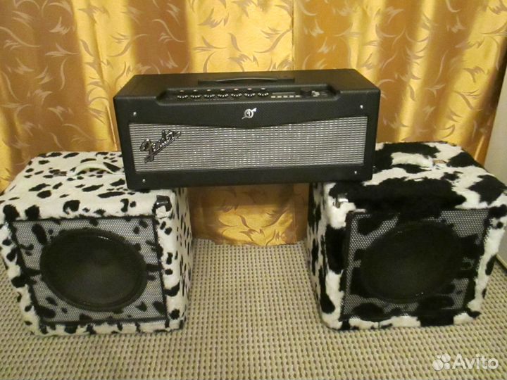 Усилитель Fender Mustang V + Yerasov bull 112L (2)