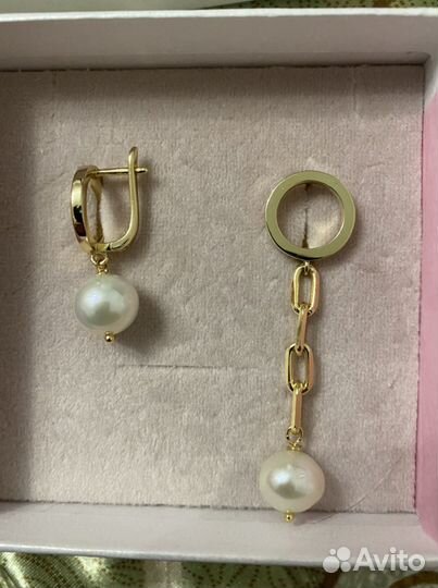 Серьги с жемчугом