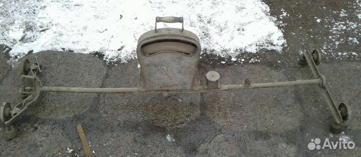 Старая путемерная тележка мпс СССР