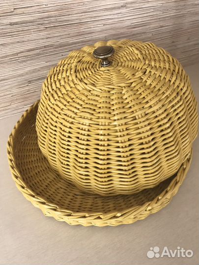 Плетеный поднос+ корзинки из лозы