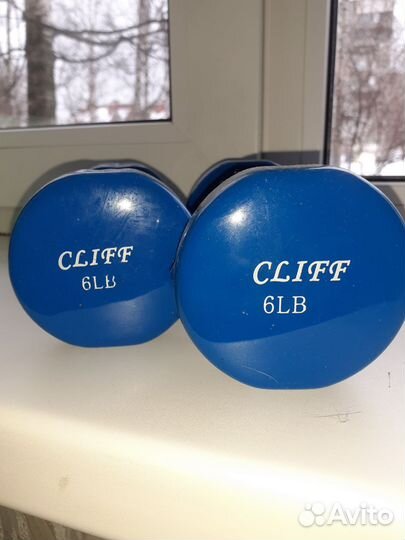Гантели 1 кг, 6lb, 7lb, 8lb